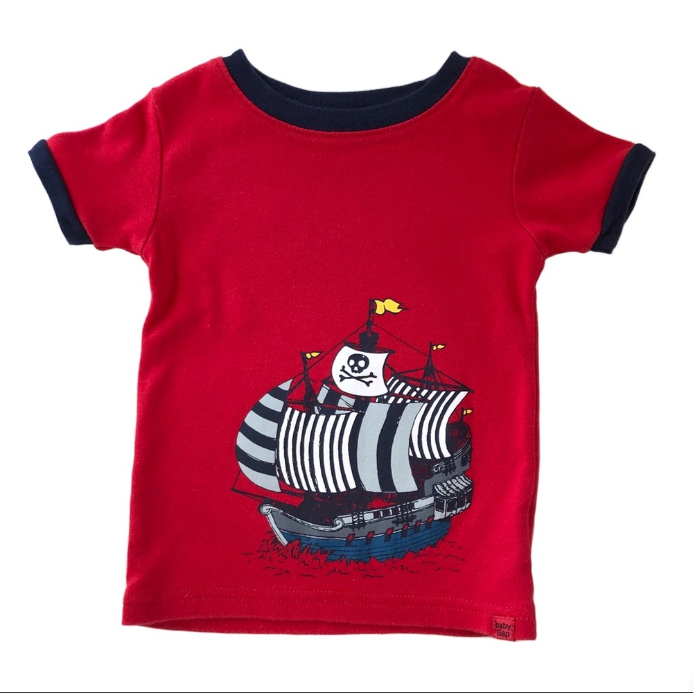 Gap Pirate Ship Pj Top 6-12m
